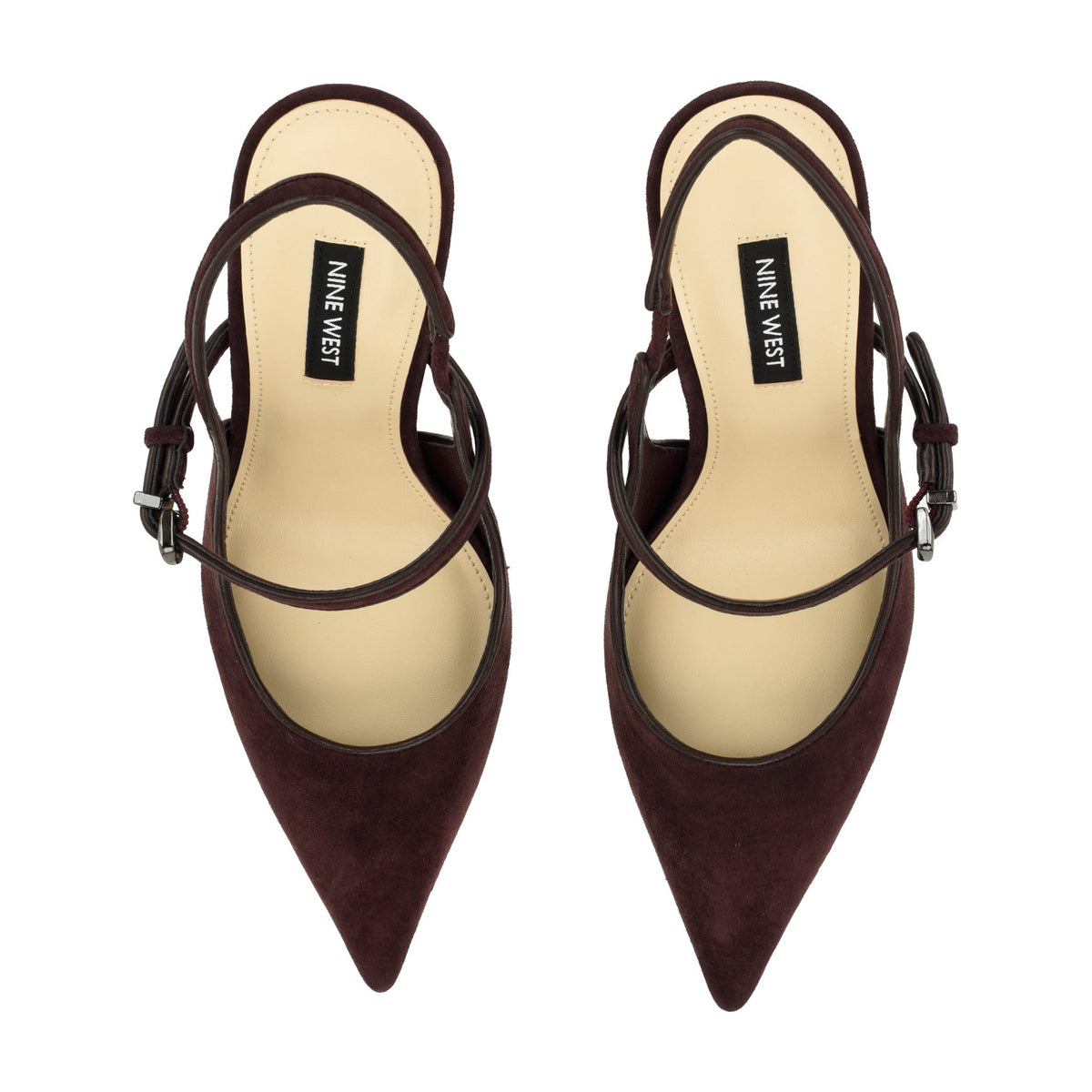 Amelap Leather Mary Jane Slingback Pumps
