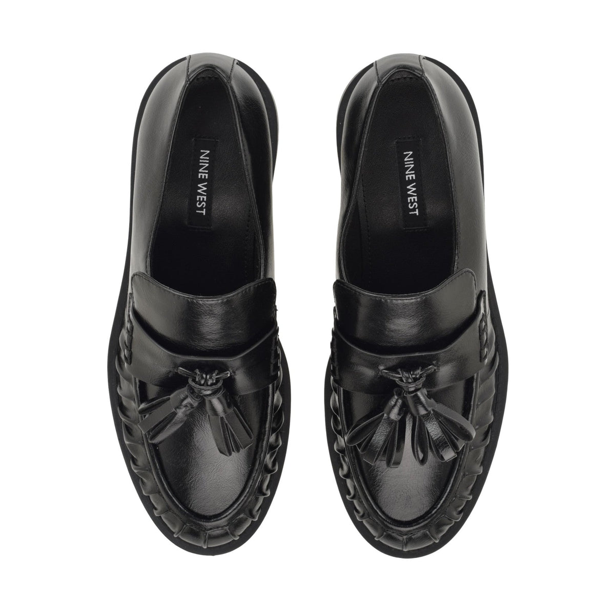 Gersen Ruched Tassle Loafers