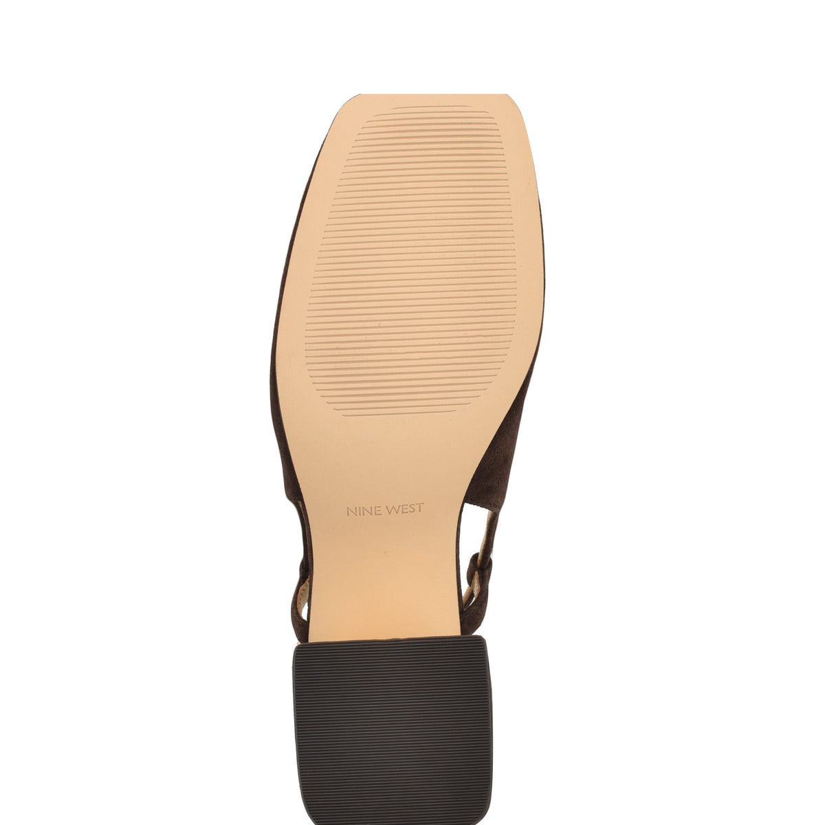 Cast Leather Block Heel Slingback Pumps