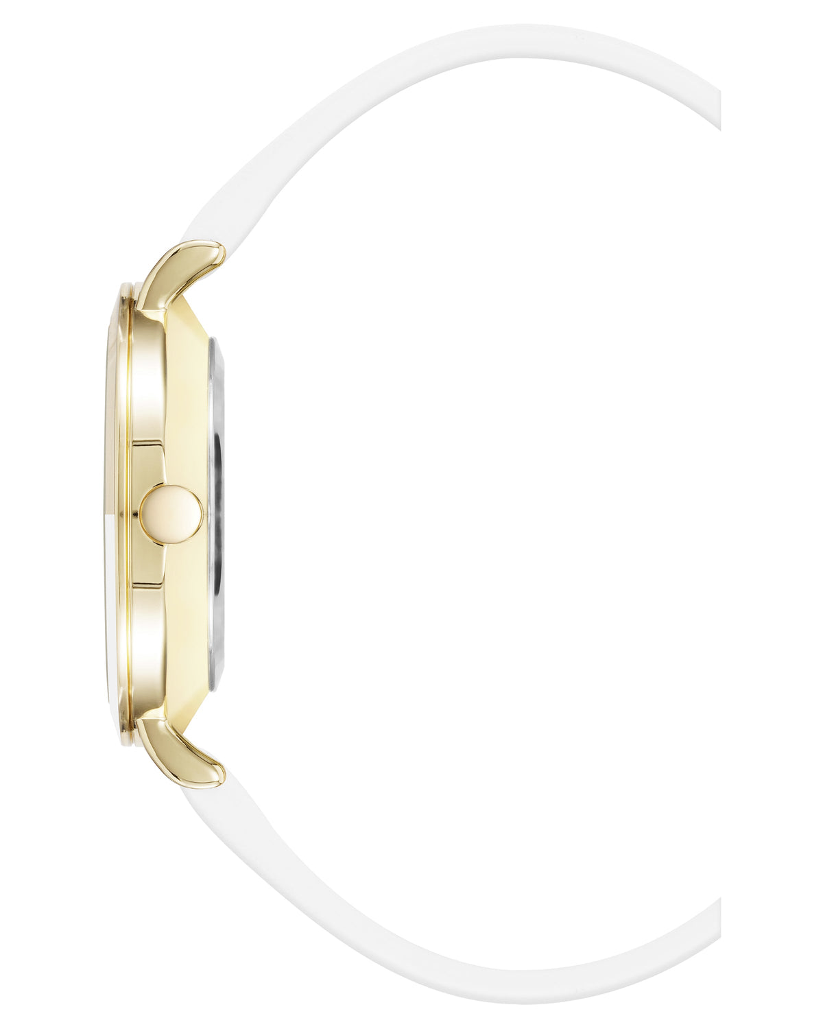 Two-Tone Bezel Strap Watch