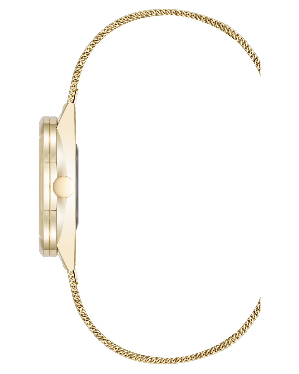 Round Case Mesh Bracelet Watch