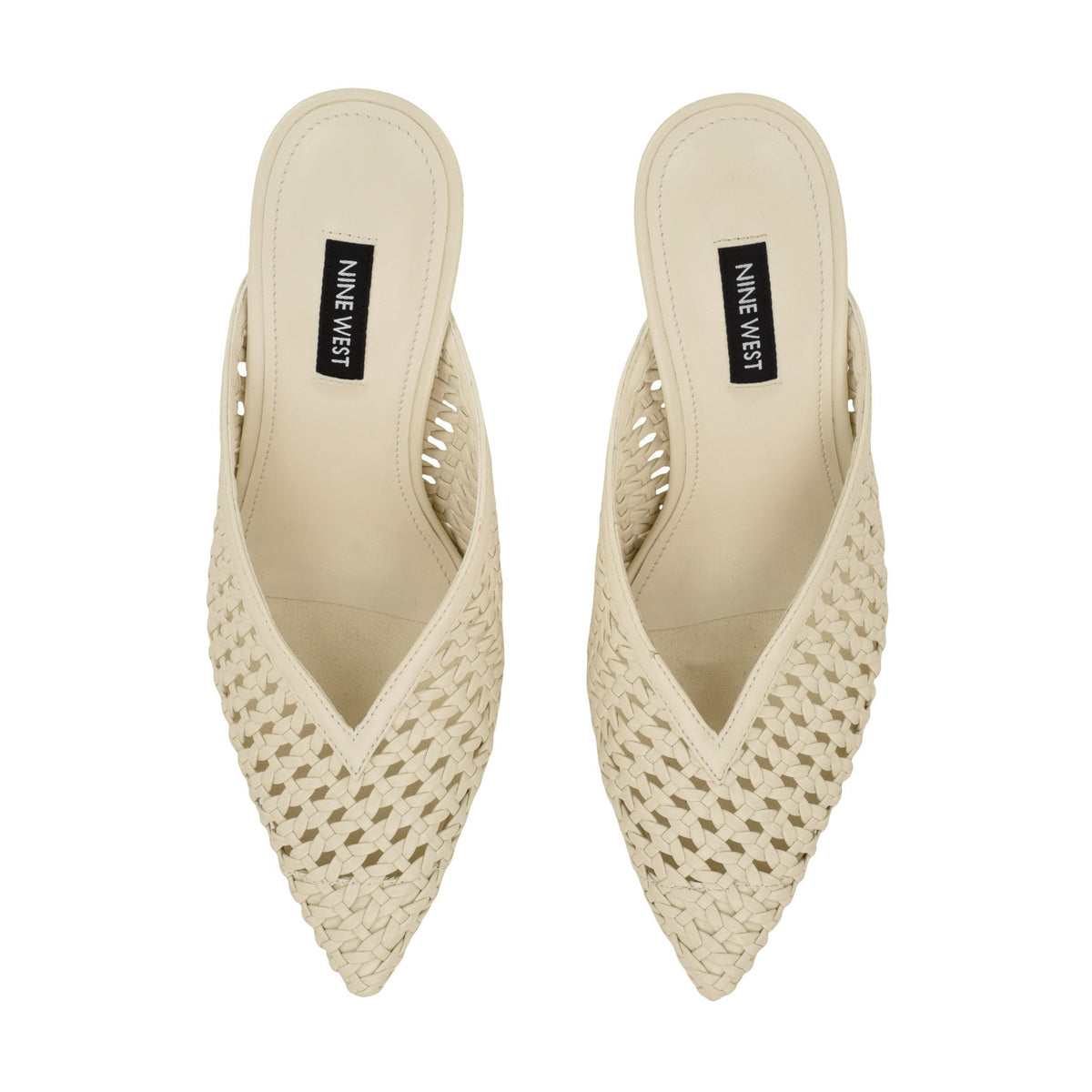 Grasso Woven Mule Pumps
