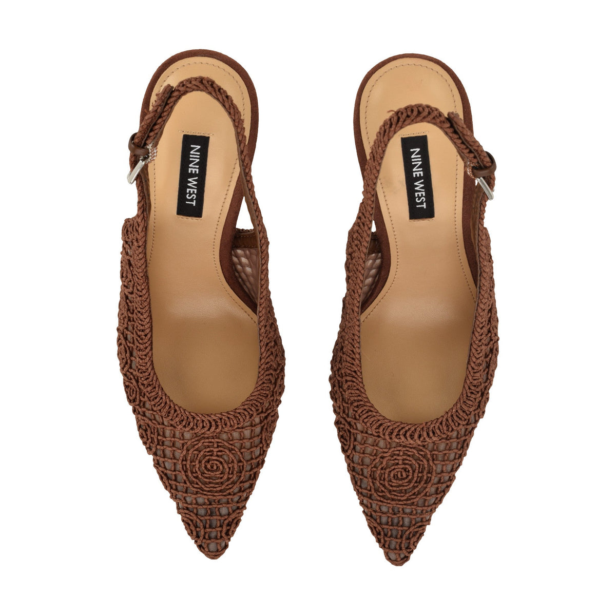 Fantels Woven Slingback Pumps