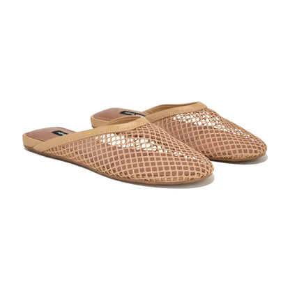 Daniela Flat Mesh Mules