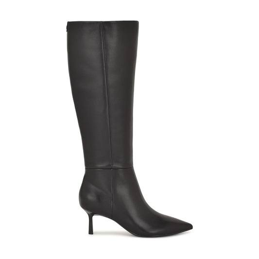 Kimdee 9x9 Knee High Wide Calf Leather Boots
