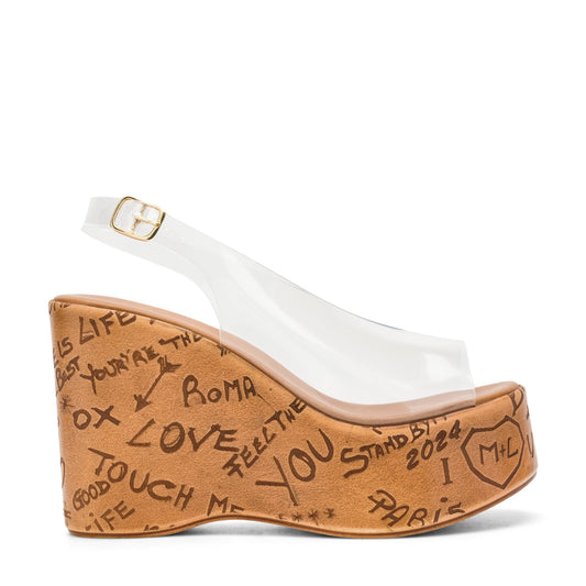 Locela Slingback Platform Wedges