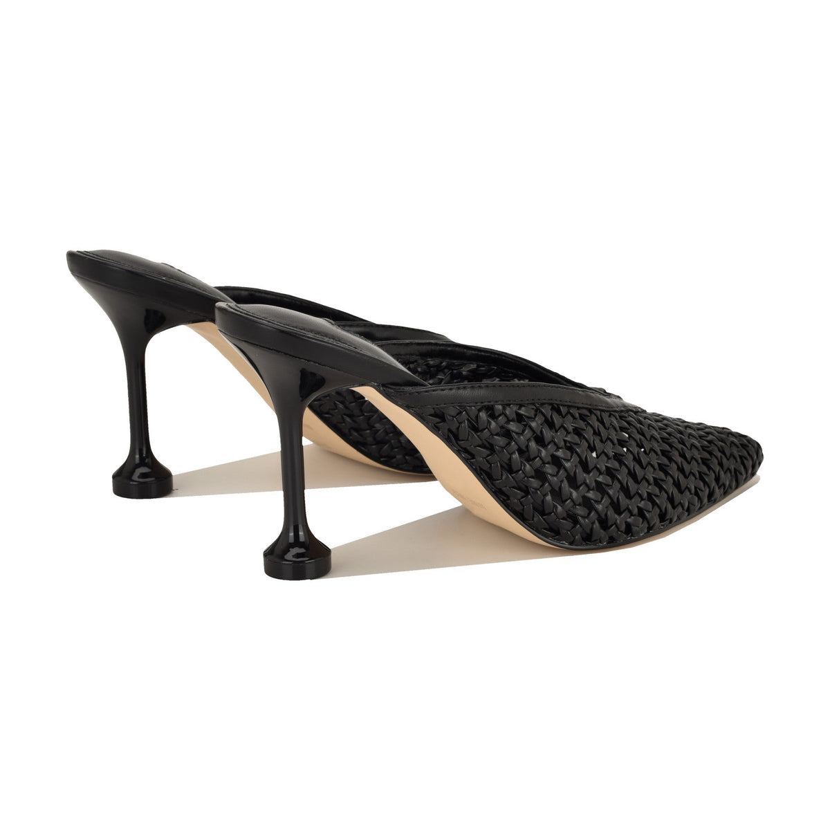 Grasso Woven Mule Pumps