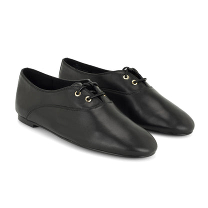 Jazzy Leather Oxford Flats