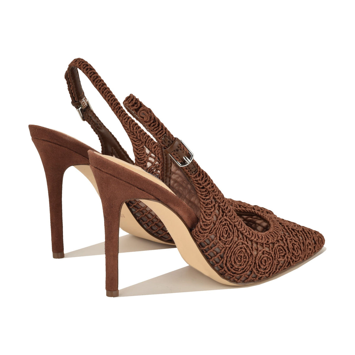 Fantels Woven Slingback Pumps