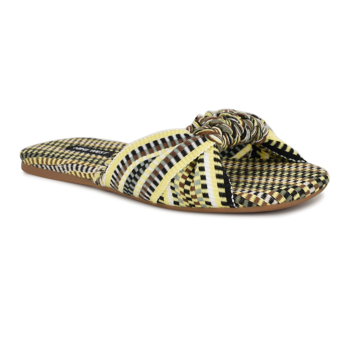 Lalta Knotted Flat Slide Sandals