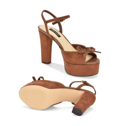 Nessle Platform Bow Sandals