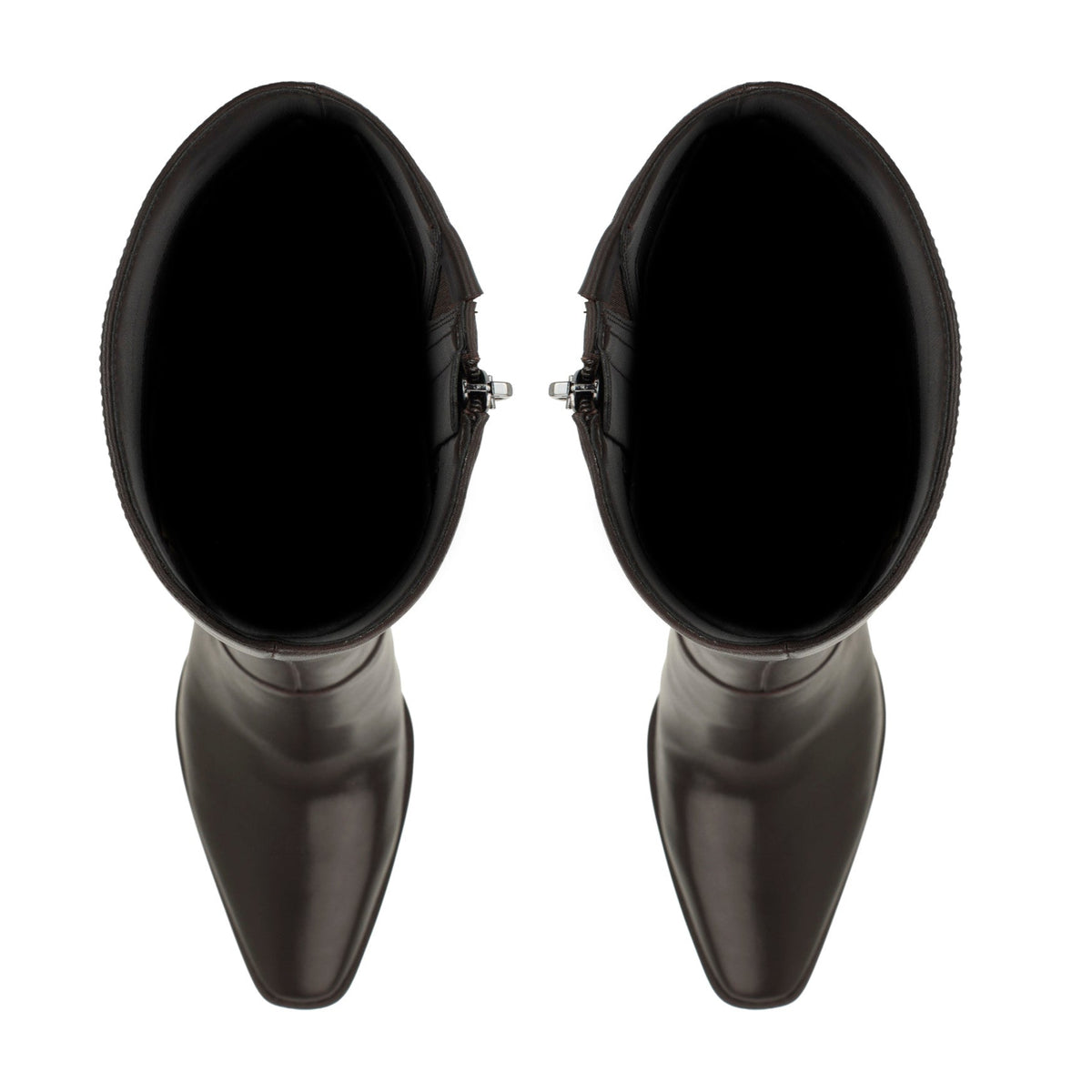 Zetta Leather Knee High Boots