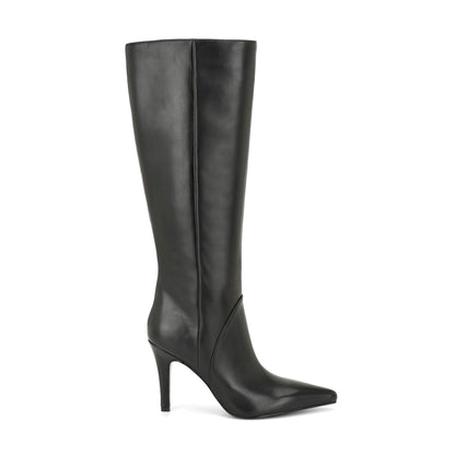 Korin Wide Calf Knee High Leather Boots