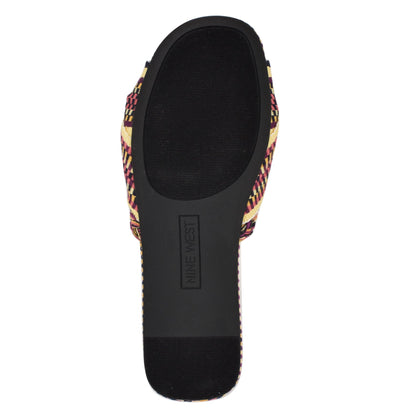 Lalta Knotted Flat Slide Sandals