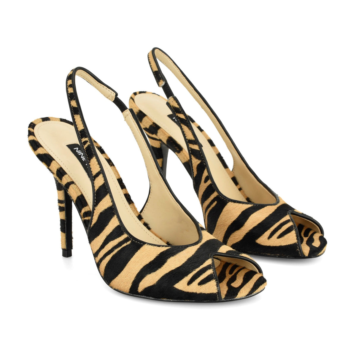 Pretta Peep Toe Slingback Pumps