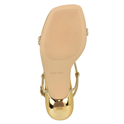 Vallan Strappy Rhinestone Sandals