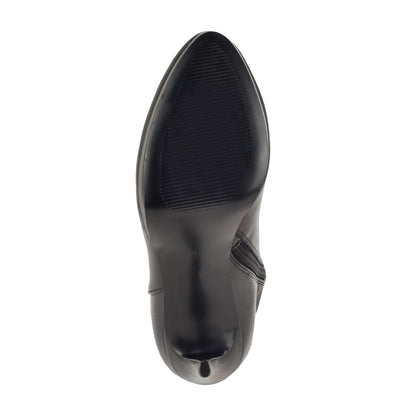 Quizme Wide Calf Platform Leather Boots