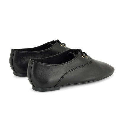 Jazzy Leather Oxford Flats