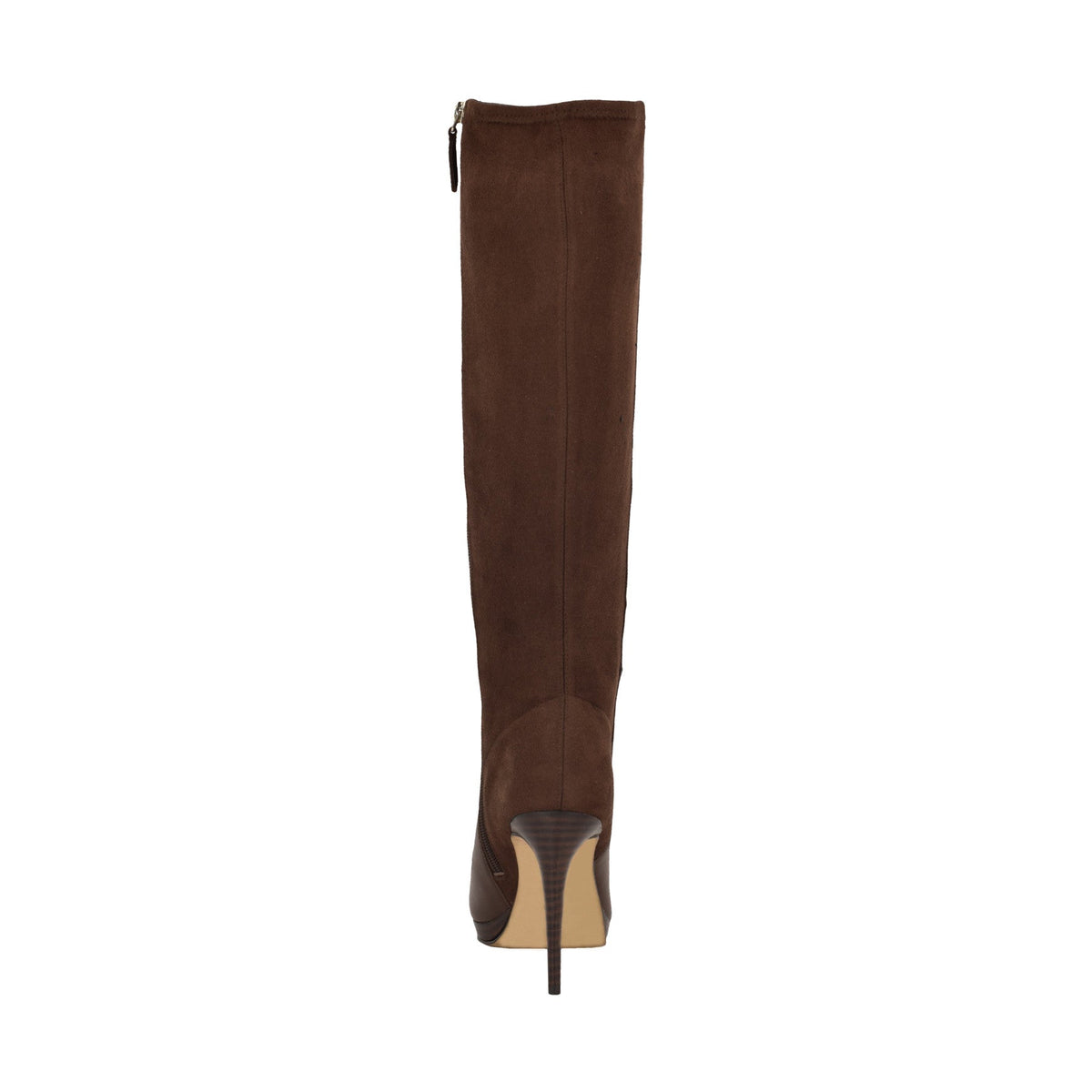 Quizme Wide Calf Platform Leather Boots
