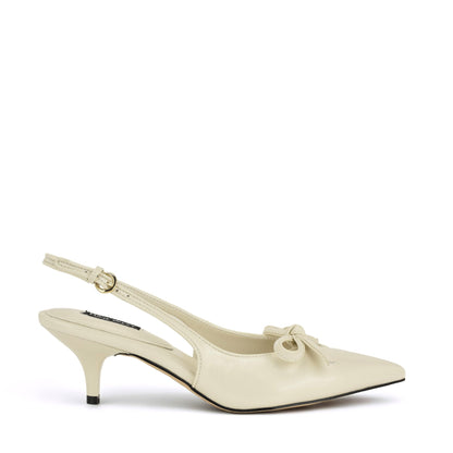 Lyrical Bow Slingback Pumps