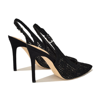 Fantels Woven Slingback Pumps