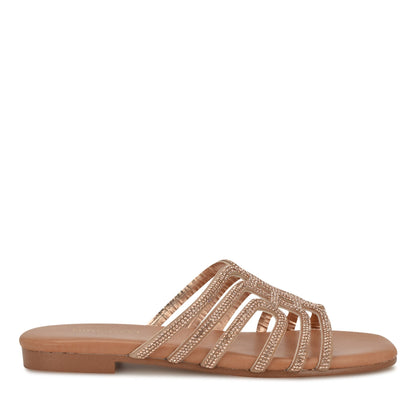 Timy Embellished Flat Sandals