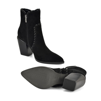Raxton Leather Western Booties