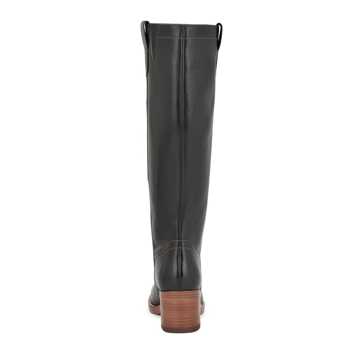 Hecee Block Heel Tailored Leather Boots
