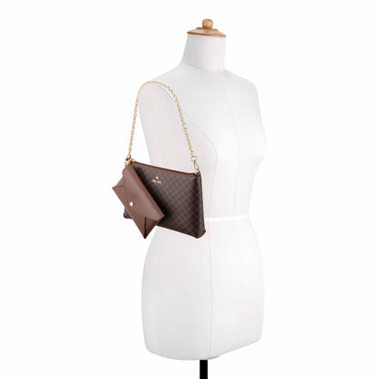 Marissa Convertible Shoulder Wristlet Bag Duo with Card Case Gift Set