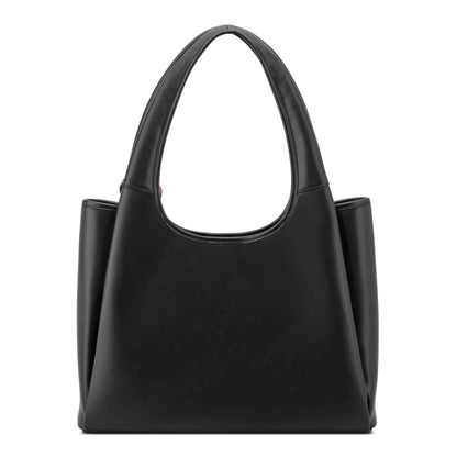 Priya Triple Compartment Shoulder Bag