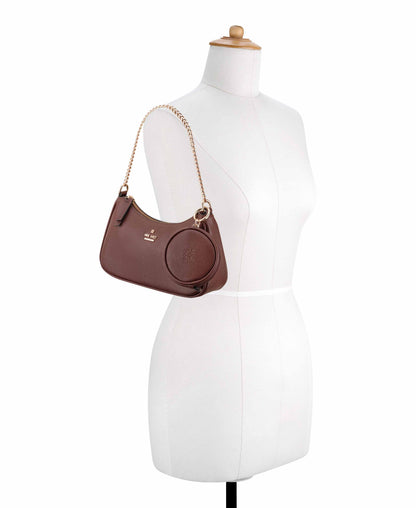 Luela Convertible Shoulder Crossbody Bag Duo with Pouch Gift Set