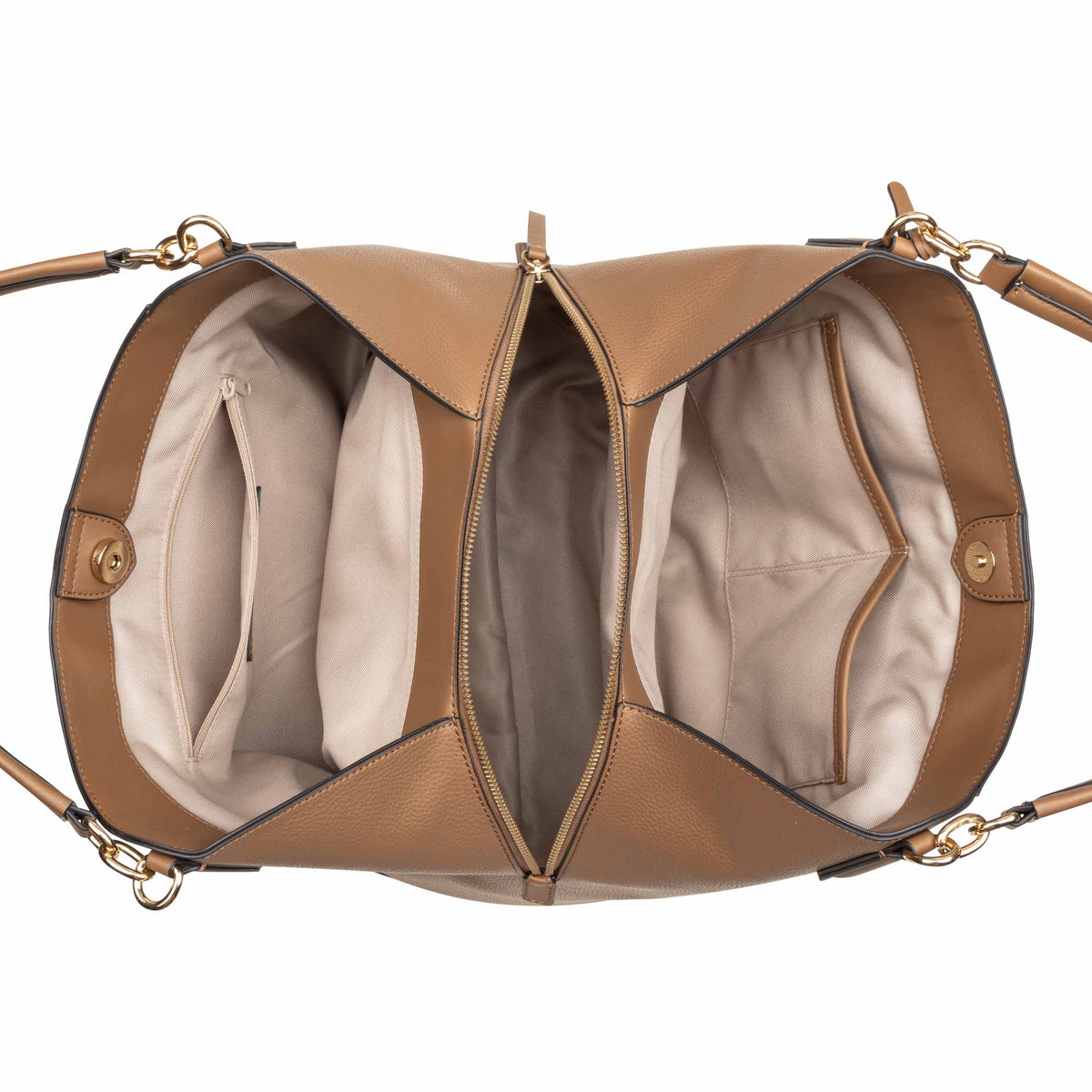 Deacon Large Triple Compartment Shoulder Bag