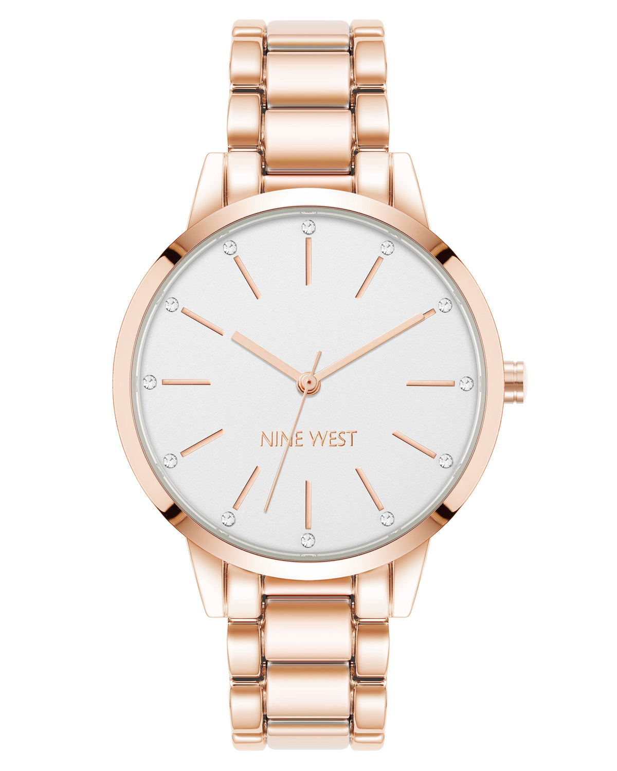 Crystal Accented Bracelet Watch