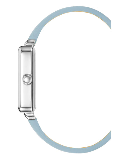 Square Case Smooth Strap Watch