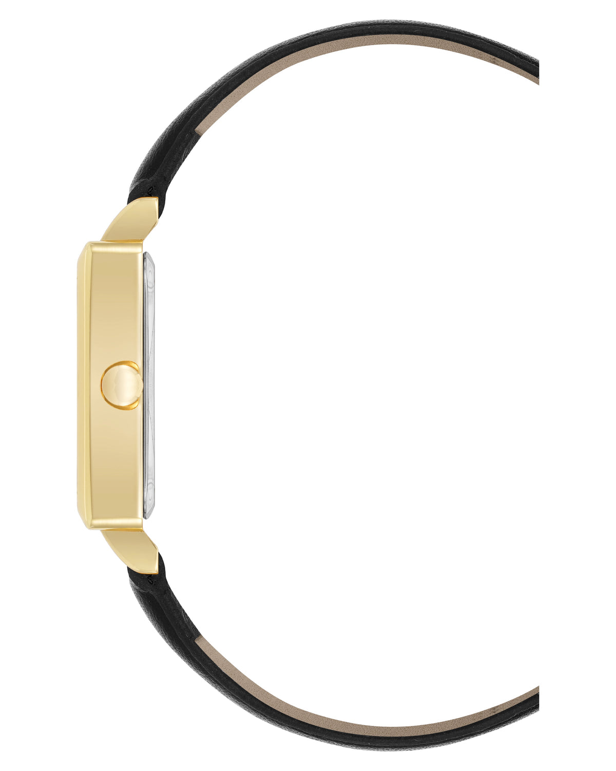 Square Strap Watch with Crystal Accents