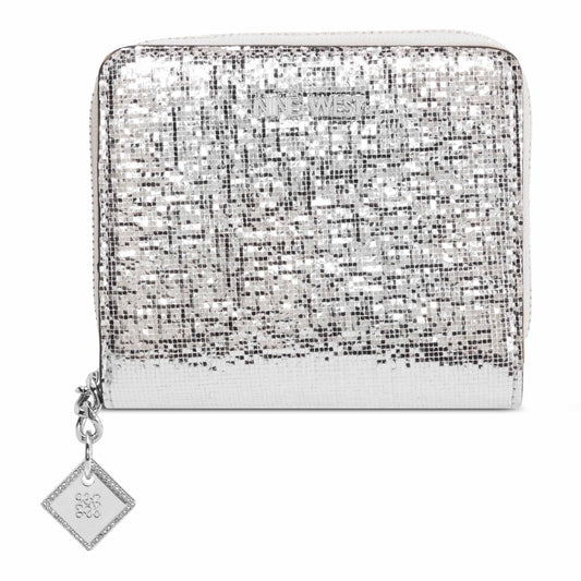 Kristina Zip Around Wallet with adornment
