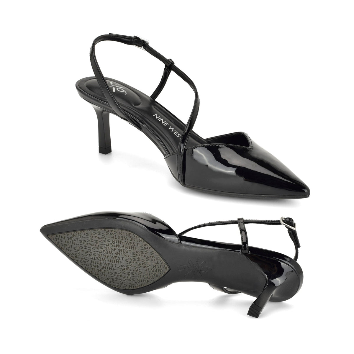 Kamon 9x9 Slingback Pumps