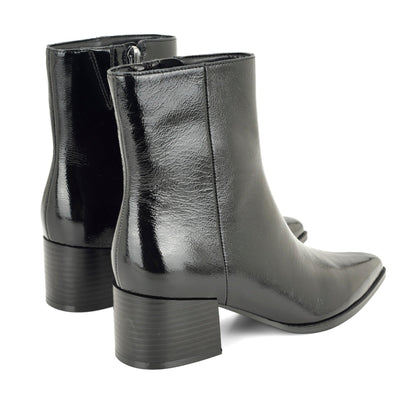 Becky Leather Booties