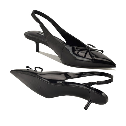 Evaa Kitten Heel Slingback Pumps