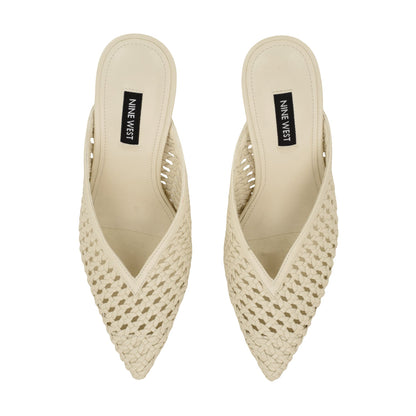 Grasso Woven Mule Pumps
