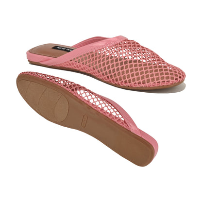 Daniela Flat Mesh Mules