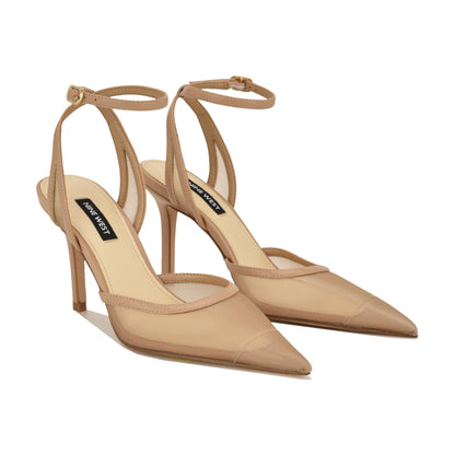 Gullia Mesh Ankle Strap Pumps