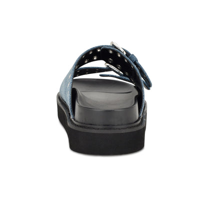 Eleny Buckle Slide Sandals