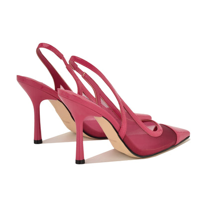Jermain Mesh Slingback Pumps