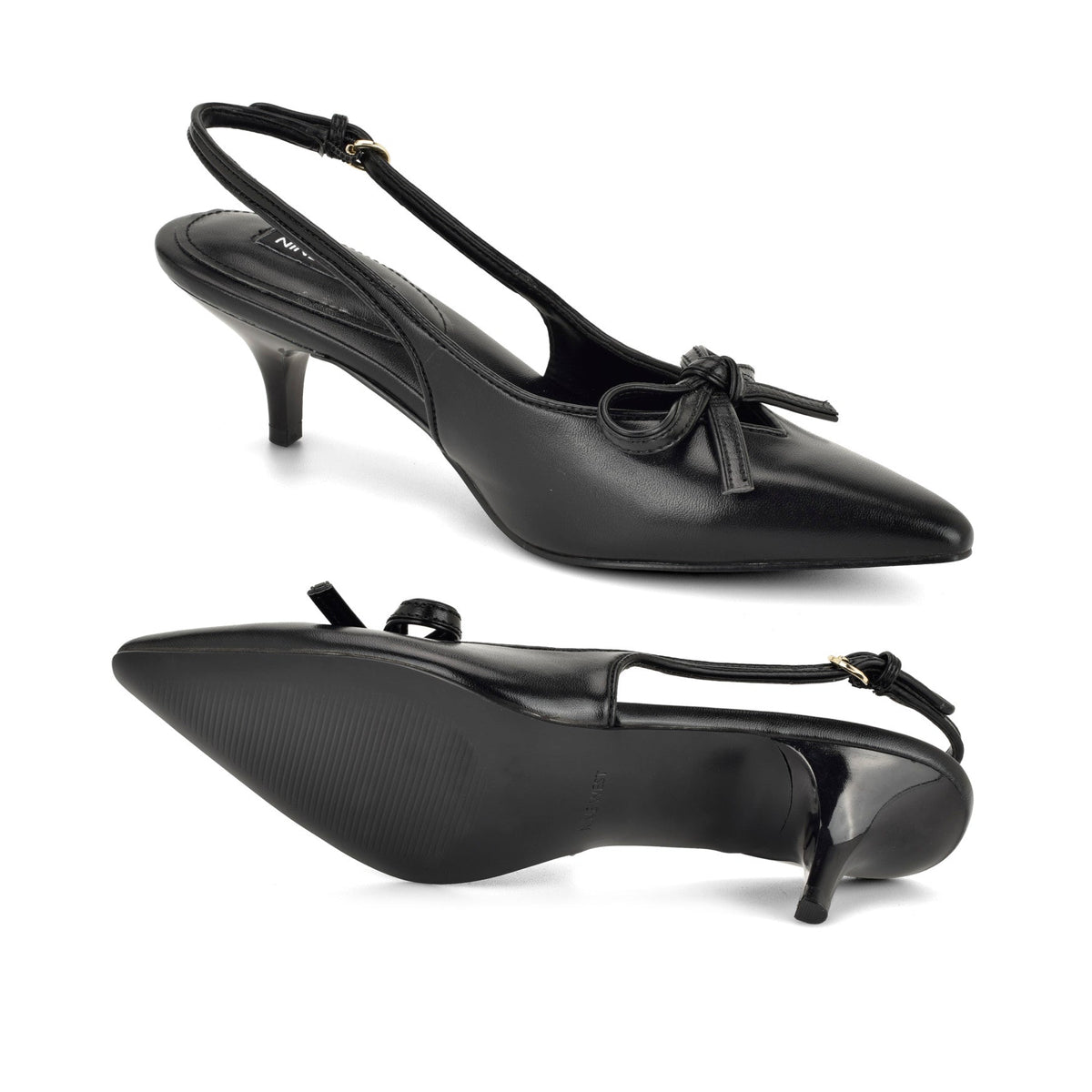 Lyrical Bow Slingback Pumps