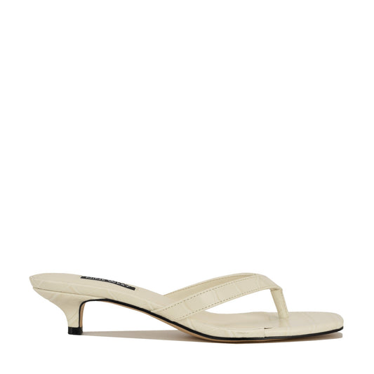 Cassa Thong Kitten Heel Sandals