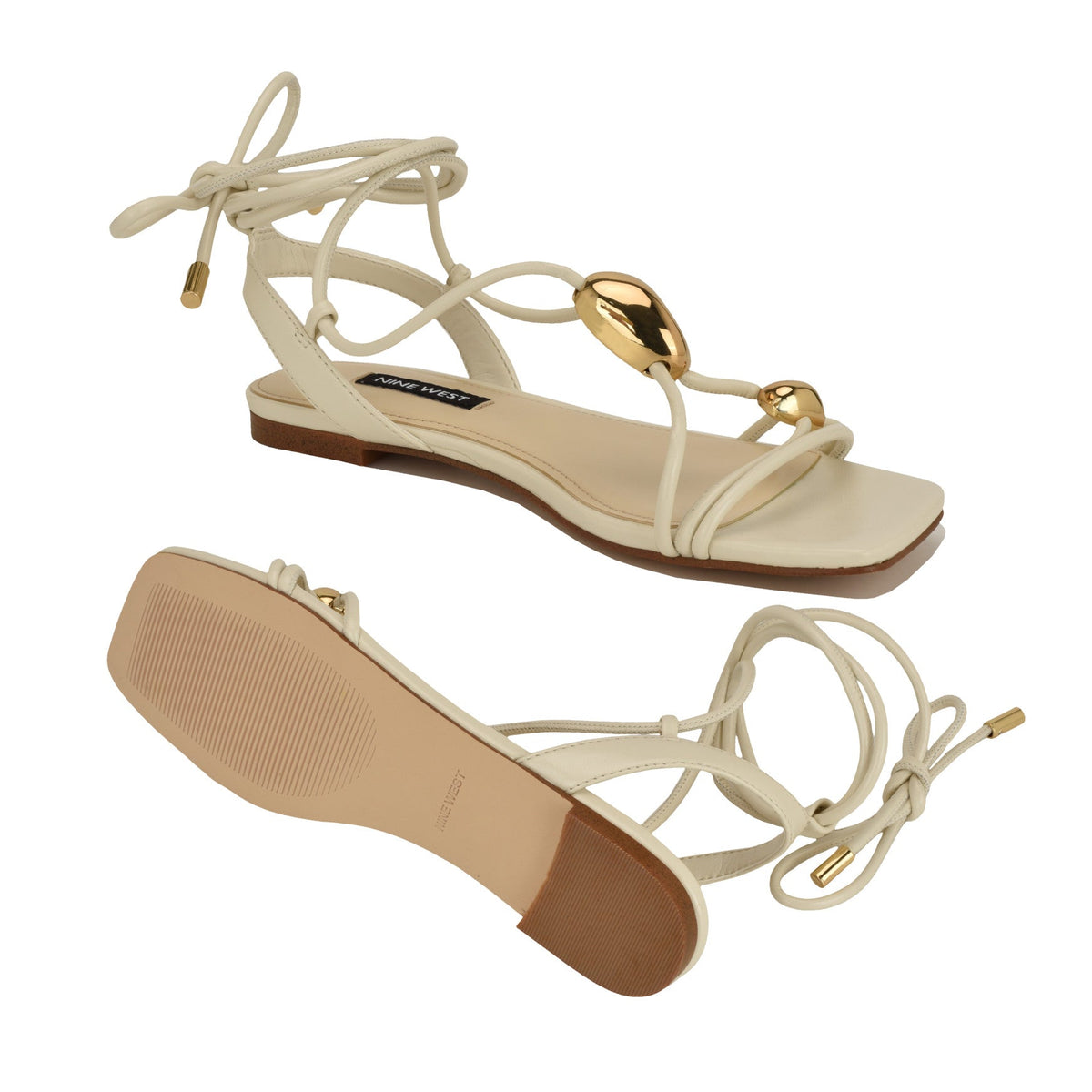 Niraa Ankle Wrap Flat Sandals