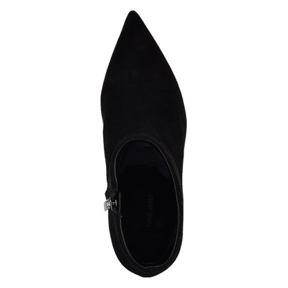 Savie Block Heel Ankle Leather Booties