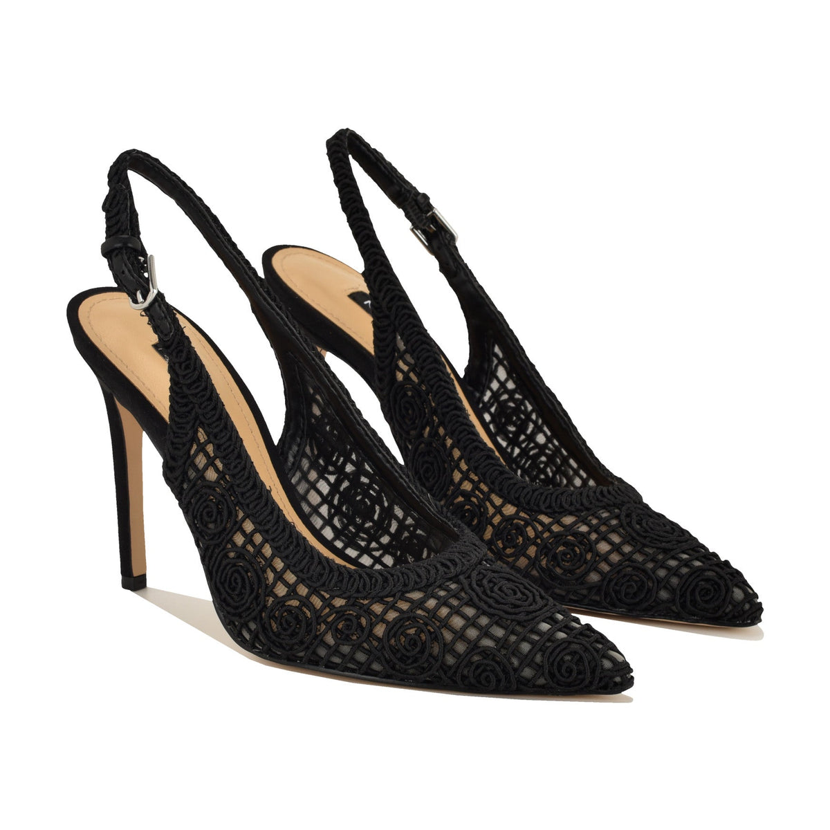 Fantels Woven Slingback Pumps